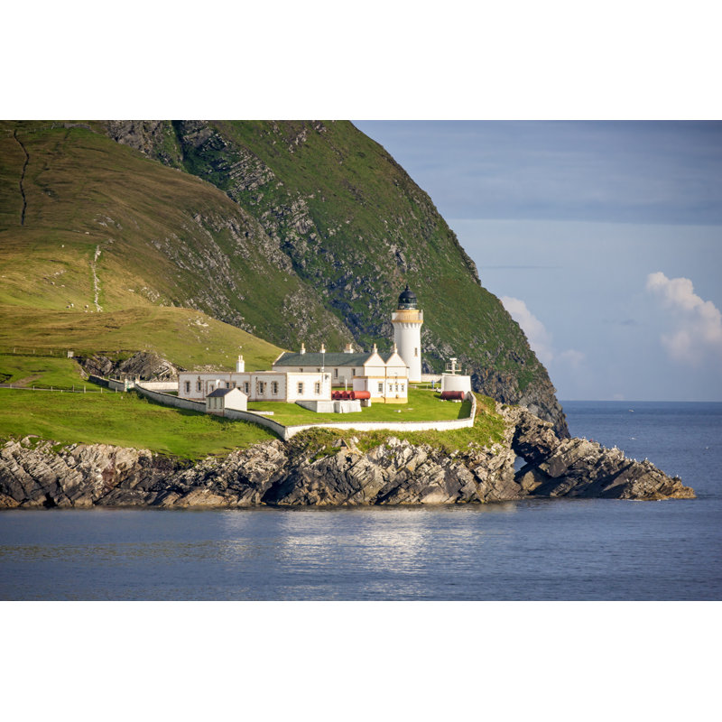 Shetland Lighthouse by Marc-Andre_LeTourneux - Wrapped Canvas Print, 30cm H x 46cm W