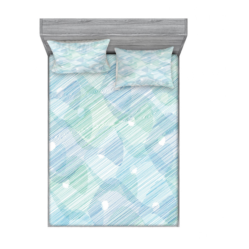 Microfiber Sheet Set, Queen Sheet Set with Fitted Sheet