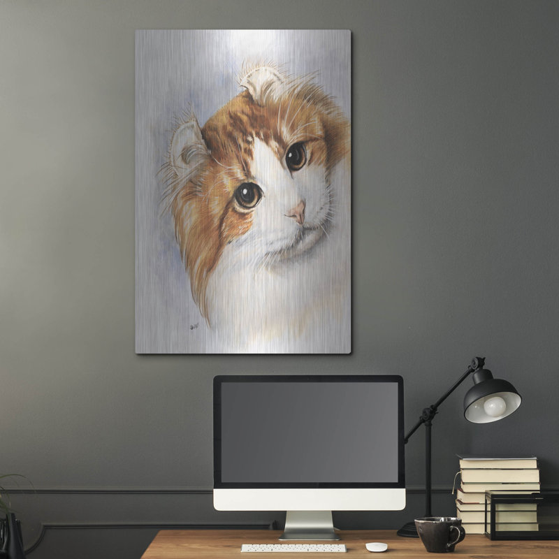 «American Curl 2» par Barbara Keith, H 36 po x l 24 po
