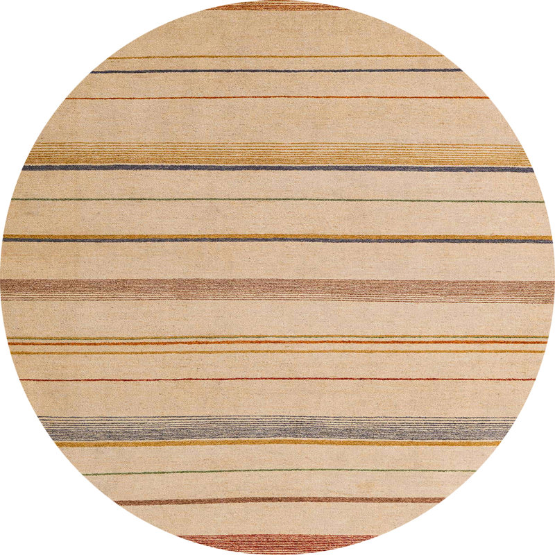Tapis abstrait moderne 4700, Rond 3 pi