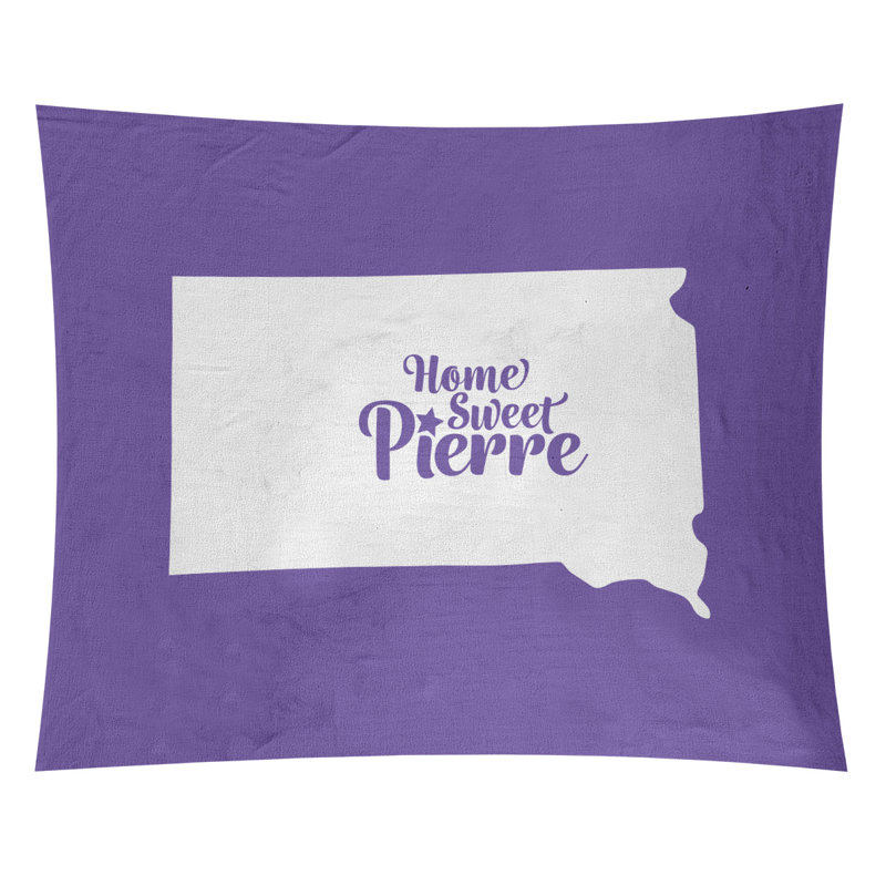 Tapisserie Pierre South Dakota, H 68 po x l 80 po, Mauve