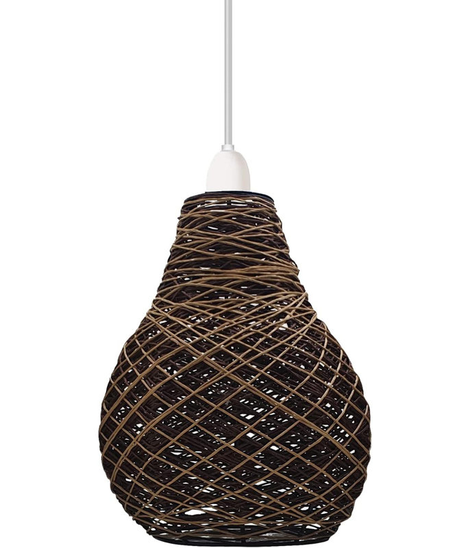 5 - Light Brown Chandelier Pendant, No
