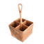 Hand Woven Rattan Wicker Flatware Caddy