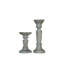 Chandelle de table en bois 2 pièces