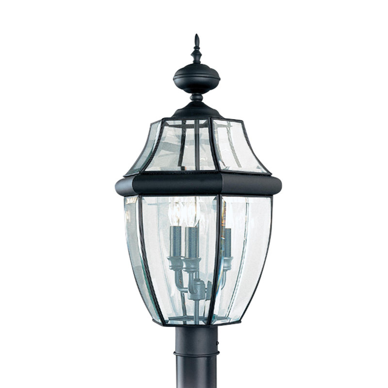 Beveled Lantern Head, Black, No