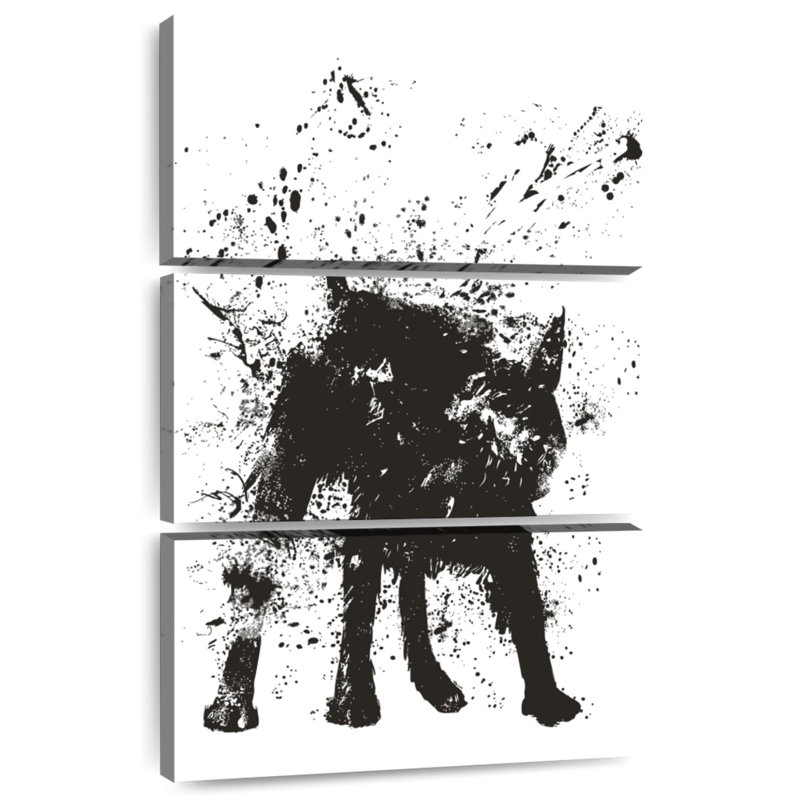 Hitzel Wet Dog, 32" H x 20" W
