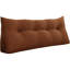 Lit à dossier assis en velours côtelé confortable, tête de lit, coussin de lecture, dossier triangulaire, compression-99222260-99222251