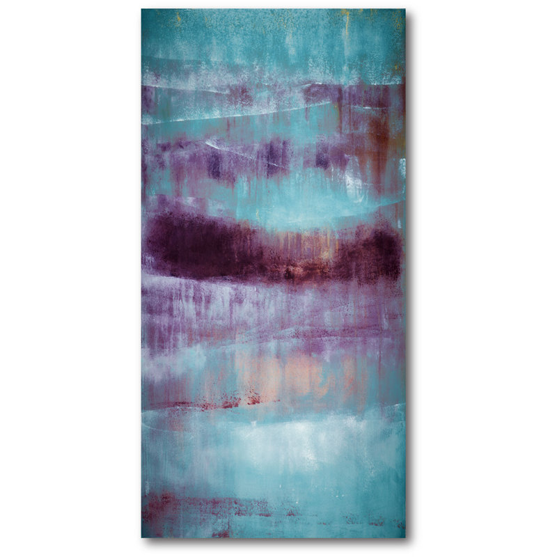 « mauve rain i », impression sur toile, H 24 po x l 12 po x P 1,5 po