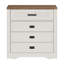 Commode pour chambre à coucher avec 4 tiroirs, 31,5 po-775625390