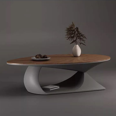 Simple and modern wabi-sabi style coffee table