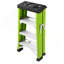 Échelle en fibre de verre, escabeau à simple face pour l'isolation de construction en échelle avec une capacité de charge de 330 livres, vert-1955570258