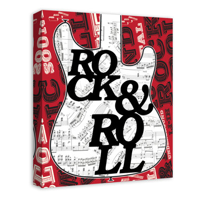 Red Rock N 'Roll, art sur toile tendue