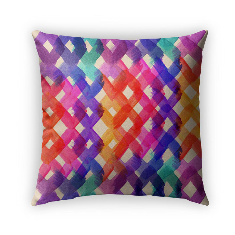 Outdoor Reversible Throw Pillow, 24" x 24"