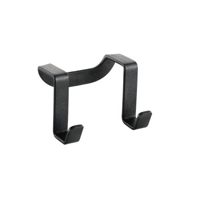 Origin LAVA Towel Double Hook for Hanging, Black 