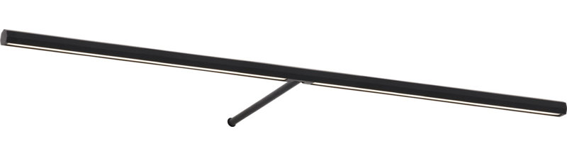 Plural Faceted Picture Light, Nightshade Black, 0.7" H x 30" W x 8.9" D, 20.8
