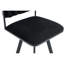 Ensemble de table de salle à manger élégant de 9 pièces avec chaises en velours noir, design moderne à deux tons pour les cuisines familiales