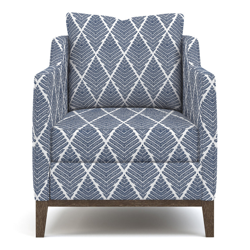 Fauteuil club Maidstone, Perigold ‑ rosé Caper, Piètement