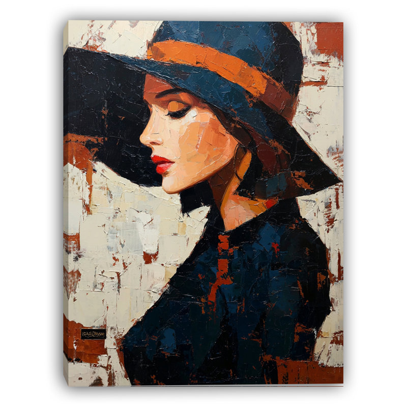 Midnight Muse Wrapped Canvas Wall Art