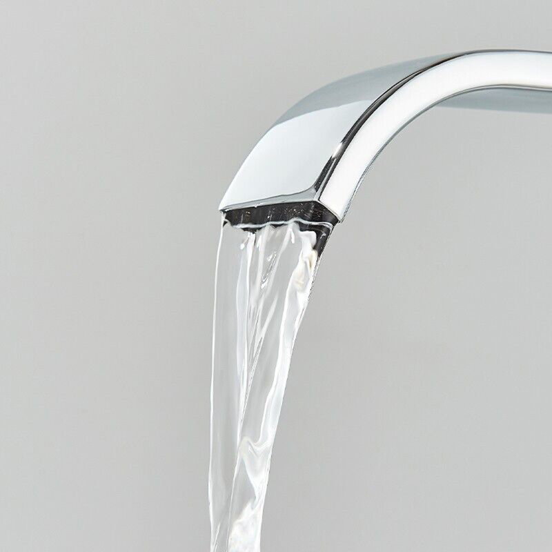 Floor Waterfall Faucet with Diverter, Chrome
