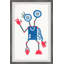 Reproduction encadrée de «Quirky Robot» par l'arrière-2062430475