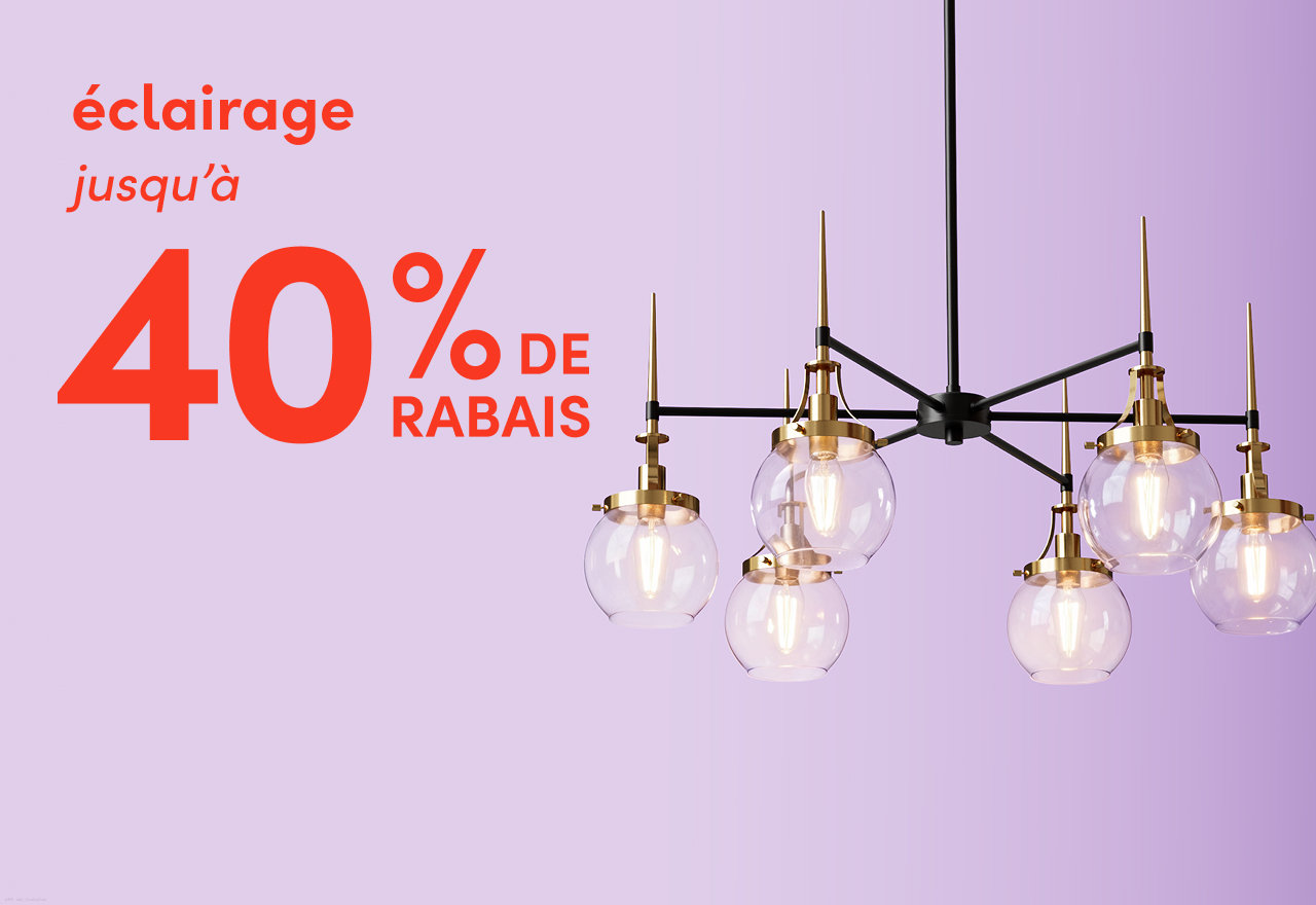 éclairage en solde