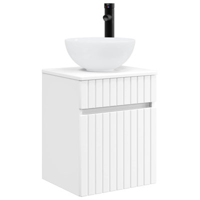 Single Bathroom Vanity with Ceramic Basin