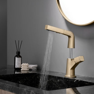  Single Hole Single Handle Bathroom Sink Faucet With Optional Drain Assembly