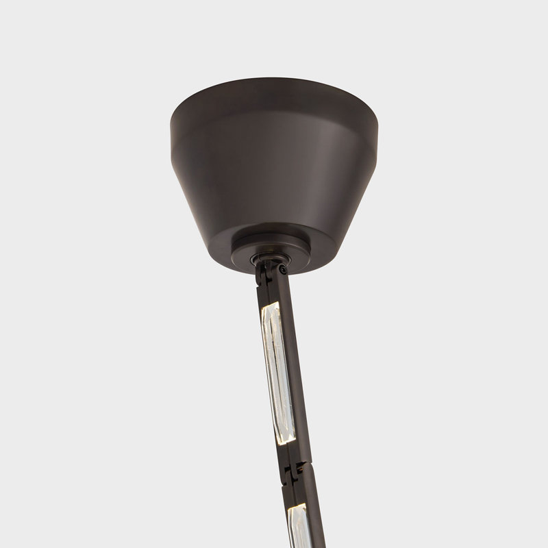 Catena 118 Chandelier, Bronze, Surface, 2700 Kelvins