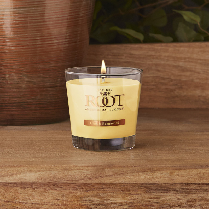 Citron and Bergamot Scented Jar Candle, Jar 6 oz.
