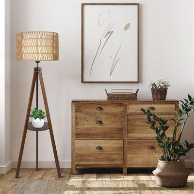 Lampe trépied Boho