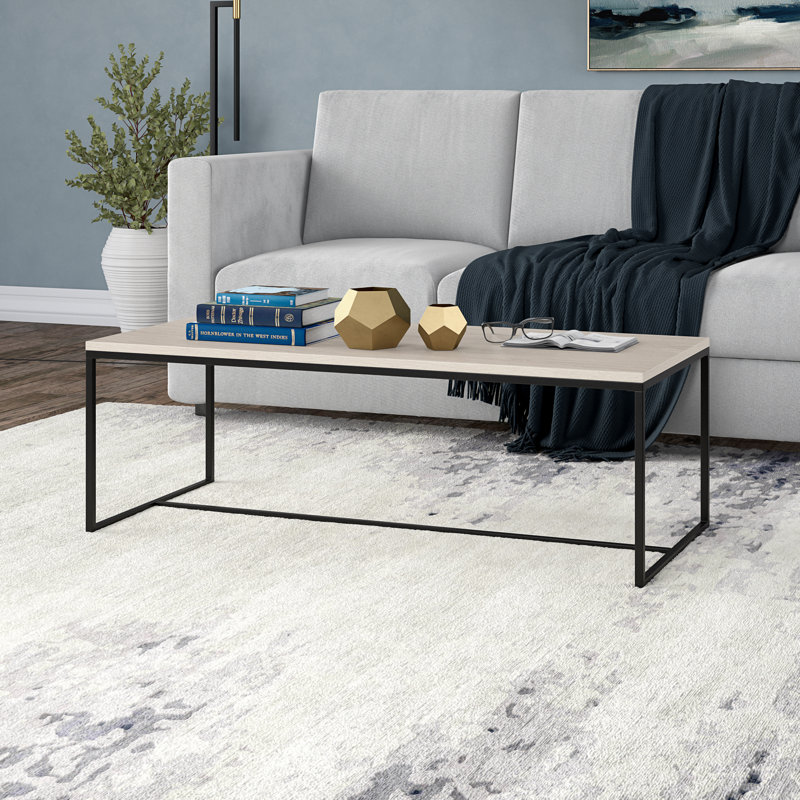 Boone Coffee Table, Alder White