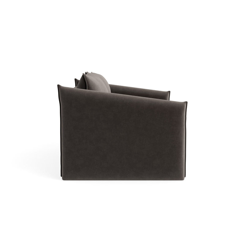 MTO - Softmore Sofa, 34" H x 74" W x 40" D, Storm Velvet