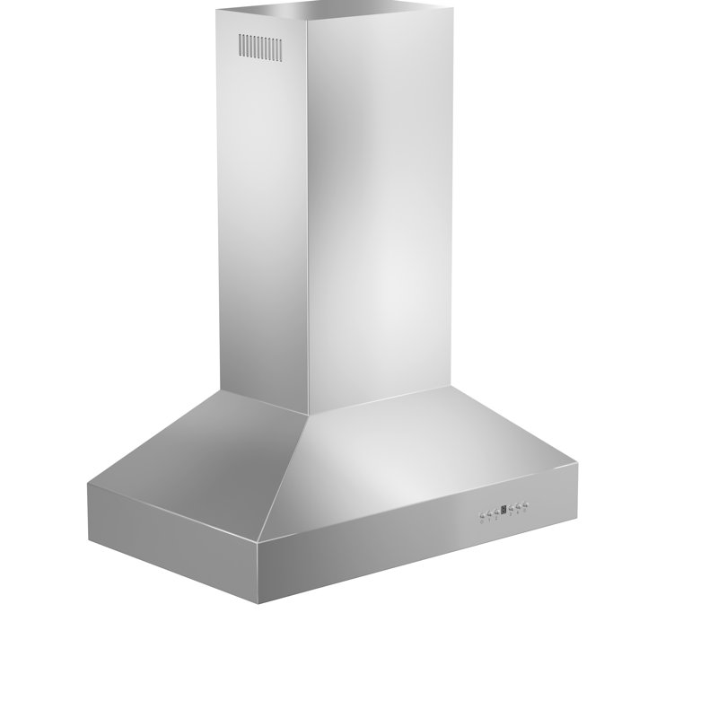 Hotte pour îlot de cuisine à conduit 36 pouces ZLINE en acier inoxydable approuvé pour l'extérieur (697i-304-36)