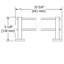 Salomé™ Double 24" Towel Bar-50350795
