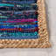 Tapis abstrait en coton et jute tissés à la main Naveen-1756833160