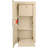 Coffre-fort mural 0,8 pi cu à ouverture biométrique beige pour un accès pratique