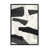 Satin Black Single Picture Framed Paper