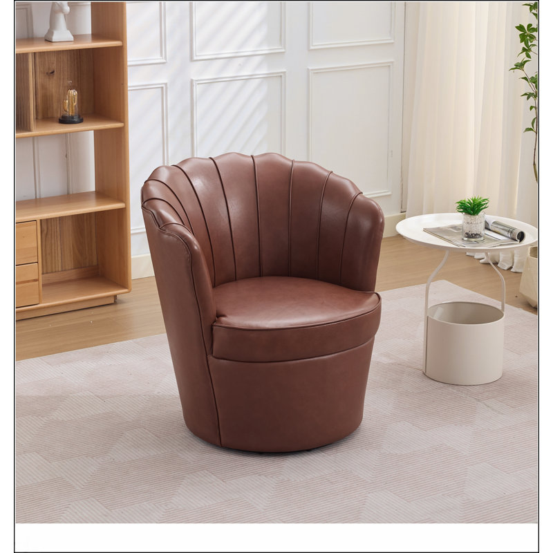 Chaise de bureau Petal, Brun