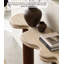 Console Travertine avec pieds en bois massif-568751955