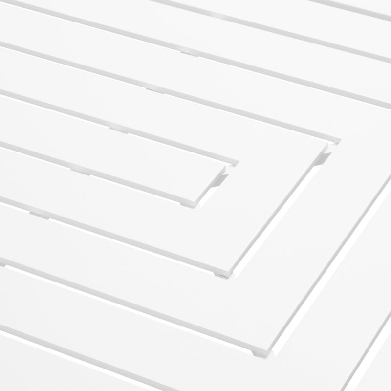 Outdoor Dining Table Vistamar Matte White