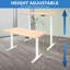 Dual Motor Electric Standing Desk Base-107156344