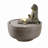 15" H Meditating Frog Water Fountain W/LEDs