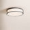Romona 4 Light Glass Flush Mount