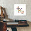 «Southwestern Vibes 5» par Farida Zaman, art mural en verre acrylique, 12 po x 12 po