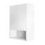 Kubista Surface Mount Framed 1 Door Medicine Cabinet with 2 Adjustable Shelves-44175875-44168131