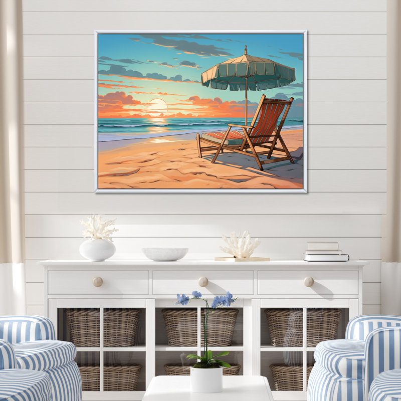 Reichard sur toile, Cadre flottant blanc, H 16 po x l 32 po x P 1 po