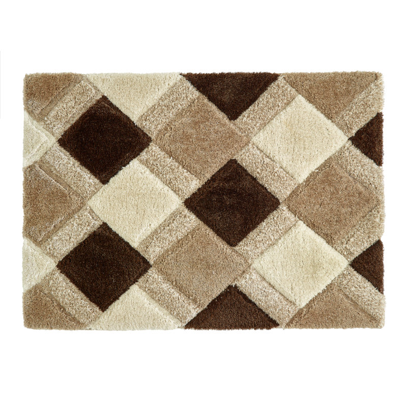 Cathelyne Geometric Machine Tufted Area Rug, Rectangle 80 x 150cm