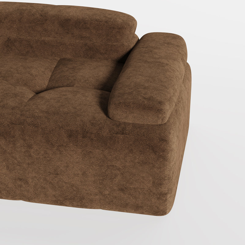 Boneless Modern 78.7" Upholstered Loveseat Sofa,2-3 Seater Couch For Living Room Bedroom Apartment,High Rebound Density Sponge Arm Sofa