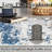 Washable Rug Non Slip Modern Abstract Hallway Runner Rug Rubber Backing Low Pile Contemporary Carpet Kitchen Laundry Entryway Grey-1577401600