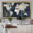 Mehdi " Old World Map Blue "-1333511537